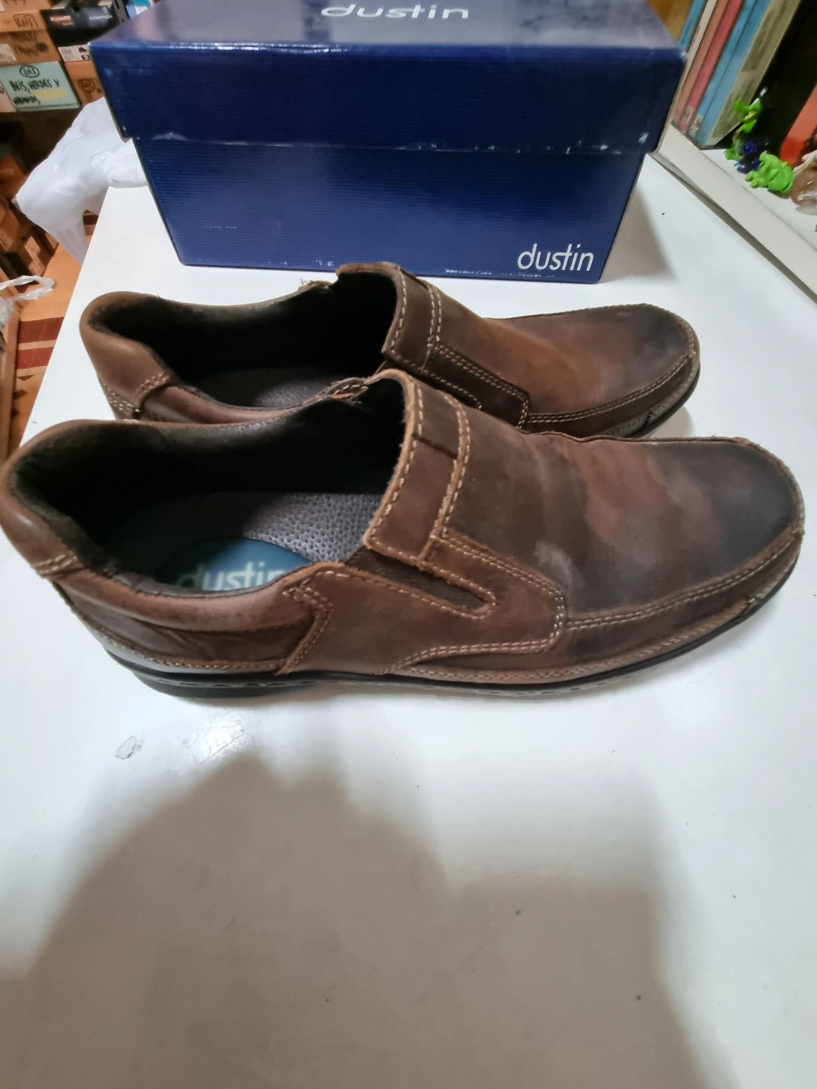 Dustin Men's Brown Shoes Size 43 – photo 3